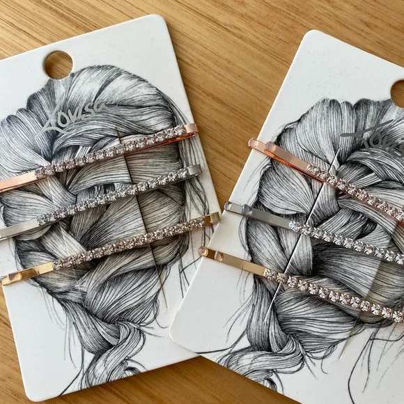 LOVISA | Diamanté hair clips - brand new never worn - Picture 4 of 4